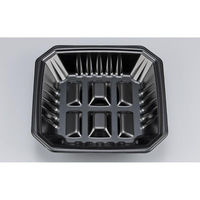 シーピー化成 発泡トレー 新L筏20-20-37 黒 0513202060520 1ケース(800個(50個×16)（直送品）