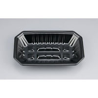 シーピー化成 発泡トレー 新L筏25-15-37 黒 0513251560520 1ケース(800個(50個×16)（直送品）