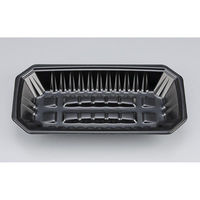 シーピー化成 発泡トレー 新L筏29-15-37 黒 0513291560520 1ケース(800個(50個×16)（直送品）