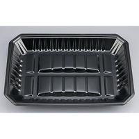 シーピー化成 発泡トレー 新L筏33-23-37 黒 0513332360520 1ケース(400個(50個×8)（直送品）