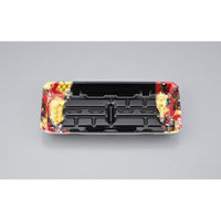 シーピー化成 発泡トレー LFM-2深 舞扇赤 0514402600950 1ケース(1200個(50個×24)（直送品）