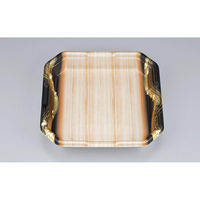 シーピー化成 発泡トレー L-カク2 筆木目 0515102003590 1ケース(600個(50個×12)（直送品）