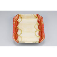 シーピー化成 発泡トレー L-カク2.5 波瓦赤 051510205A590 1ケース(400個(50個×8)（直送品）