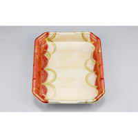 シーピー化成 発泡トレー L-カク2.8 波瓦赤 051510208A590 1ケース(400個(50個×8)（直送品）