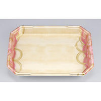 シーピー化成 発泡トレー L-カク4 波瓦桃 051510400A610 1ケース(300個(50個×6)（直送品）