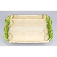 シーピー化成 発泡トレー L-カク4 波瓦緑 051510400A620 1ケース(300個(50個×6)（直送品）