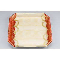 シーピー化成 発泡トレー L-カク5 波瓦赤 051510500A590 1ケース(300個(50個×6)（直送品）