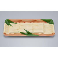 シーピー化成 発泡トレー 新匠-ウナギ33-14 笹木目 0536033141470 1ケース(800個(50個×16)（直送品）