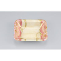 シーピー化成 発泡トレー 新LF12-30 波瓦桃 055061230A610 1ケース(2500個(100個×25)（直送品）