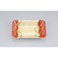 シーピー化成 発泡トレー 新LL13-30 波瓦赤 055121330A590 1ケース(1800個(100個×18)（直送品）