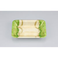 シーピー化成 発泡トレー 新LL13-30 波瓦緑 055121330A620 1ケース(1800個(100個×18)（直送品）