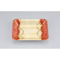 シーピー化成 発泡トレー 新LL15-30 波瓦赤 055121530A590 1ケース(1600個(100個×16)（直送品）