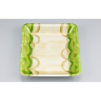 シーピー化成 発泡トレー 新LL22-30 波瓦緑 055122230A620 1ケース(1200個(100個×12)（直送品）