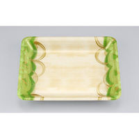 シーピー化成 発泡トレー 新LQ20-30 波瓦緑 055172030A620 1ケース(900個(100個×9)（直送品）