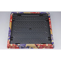 シーピー化成 寿司桶 UFハカマ角桶58 彩華 本体(N) 0596758004495 1ケース(100個(10個×10)（直送品）