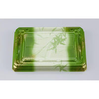 シーピー化成 寿司容器 UFハカマ板段24 すず葉緑 本体 0597224009815 1ケース(600個(50個×12)（直送品）