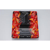 シーピー化成 弁当容器 BF恵味7-2 短冊赤 本体(N) 0745807028265 1ケース(800個(50個×16)（直送品）