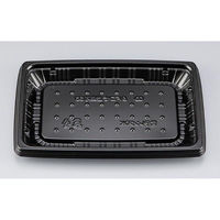 シーピー化成 惣菜容器 BFコモ惣菜内33 黒 本体(N) 0747733000525 1ケース(800個(50個×16)（直送品）