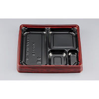 シーピー化成 弁当容器 BFハカマ集膳6-1 ローズW 本体(N) 0748206012605 1ケース(600個(50個×12)（直送品）