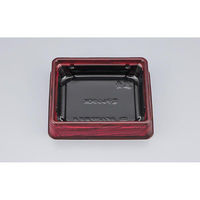 シーピー化成 どんぶり容器 BFハカマ集折8 ローズW 本体(N) 0748708002605 1ケース(800個(50個×16)（直送品）