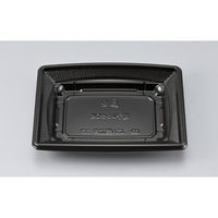 シーピー化成 どんぶり容器 エコ際立丼33 黒 本体 0756133000525 1ケース(1200個(50個×24)（直送品）