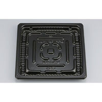 シーピー化成 惣菜容器 BFデリスタ18-18K 黒 本体 0771181830525 1ケース(900個(50個×18)（直送品）