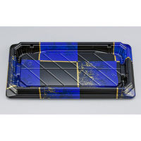 シーピー化成 寿司容器 NUN囲26 彩角青 本体 078062600A275 1ケース(600個(50個×12)（直送品）