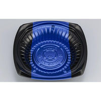 シーピー化成 どんぶり容器 CBFまど味18 ボーダ青 本体 0A0011800A545 1ケース(900個(50個×18)（直送品）