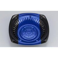 シーピー化成 どんぶり容器 CBFまど味17 ボーダ青 本体 0A0011700A545 1ケース(900個(50個×18)（直送品）