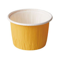 天満紙器 ケーキカップ CR-73 カールカップ 黄 2690082 1ケース(1500個(50個×30)（直送品）