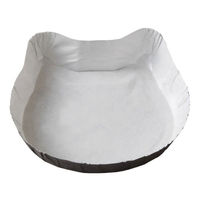 天満紙器 ケーキトレー FG75 スイートカップ ネコ(ブラック) 2691005 1ケース(2000個(100個×20)（直送品）