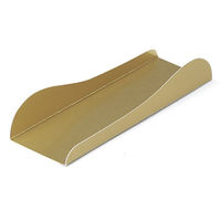 天満紙器 ケーキトレー CP-133 ケーキプレート 長方形大(ゴールド) 2780513 1ケース(2000個(100個×20)（直送品）