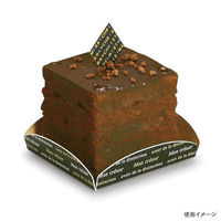 天満紙器 ケーキトレー CP-201 ケーキプレート 正方形(センテンスブラック) 2780551 1ケース(2000個(100個×20)（直送品）