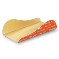 天満紙器 ケーキトレー CP-232 ケーキプレート 長方形小(センテンスレッド) 2780562 1ケース(2000個(100個×20)（直送品）