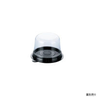 伊藤景パック産業 デザートカップ IK116φ-75H 本体 黒 3633006 1ケース(1000個(50個×20)（直送品）