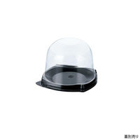伊藤景パック産業 デザートカップ IK92-SL 本体 黒 3635578 1ケース(1500個(50個×30)（直送品）