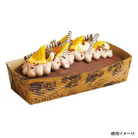 天満紙器 ケーキトレー CT203 ベーキングトレー(E段ハウス) 3810003 1ケース(600個(50個×12)（直送品）