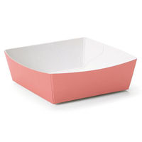 天満紙器 ケーキトレー PC-04 カラーココット(ドーンピンク) 3850404 1ケース(500個(50個×10)（直送品）