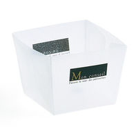 天満紙器 ケーキトレー PC-250 ホワイティキューブ(シック) 3850670 1ケース(2000個(50個×40)（直送品）