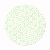 九州紙工 HANAシリーズコースター梅クッション紙丸型(90×90mm 厚み1mm) CO-2 1ケース(5000個(100個×50)（直送品）