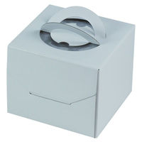 ヤマニパッケージ ケーキ箱 デコホワイト135 4.5号 DE-170 1ケース(100個(25個×4)（直送品）