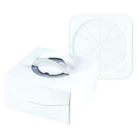 ヤマニパッケージ ケーキ箱 デコホワイト150 7号 CLトレー付 DE-174B 1ケース(100個(1個×100)（直送品）