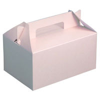 ヤマニパッケージ ケーキ箱 ショートピンク＃6 DE-59 1ケース(500個(50個×10)（直送品）