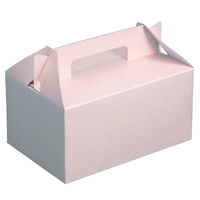 ヤマニパッケージ ケーキ箱 ショートピンク＃8 DE-61 1ケース(300個(50個×6)（直送品）