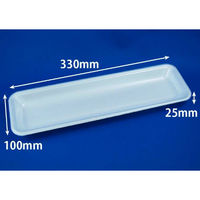 リスパック 発泡トレー J-33-10T(S) 白 FGPC477 1ケース(1600個(100個×16)（直送品）