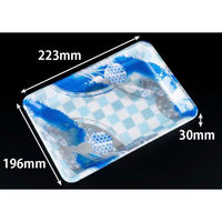 リスパック 発泡トレー J-28-20F めい青 FLFG755 1ケース(900個(100個×9)（直送品）