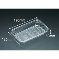リスパック 透明トレー バイオPET AC-20-12F FSFV936 1ケース(1200個(100（直送品）