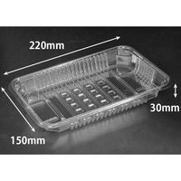 リスパック 透明トレー バイオPET AC-22-15F FSFV953 1ケース(800個(100個（直送品）