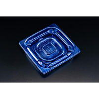 リスパック 惣菜容器 バイオカップ 優枠 11-11B ルミナスブルー PABH007 1ケース(1500個(50個×30)（直送品）