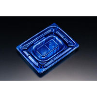リスパック 惣菜容器 バイオカップ 優枠 15-11B ルミナスブルー PABH057 1ケース(1200個(50個×24)（直送品）